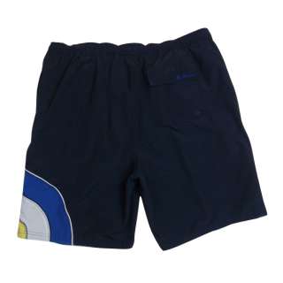 Mens Ben Sherman Mod target Swim Shorts Navy Yellow Smart Holiday Size 