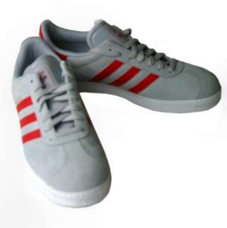 Adidas Gazelle 2 Mens Trainers In Grey/ Red/ White  