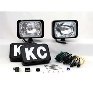 KC HiLites #243 6x9   Driving Lamp Light Black 100w Pair of 2 Lights