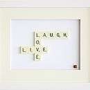 live laugh love scrabble art by copperdot  