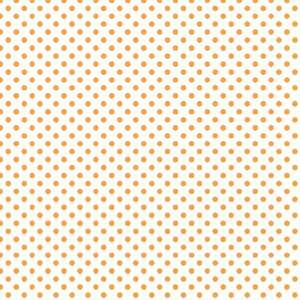  POLKA DOTS PATTERN White and Orange Vinyl Decal Sheets 12 