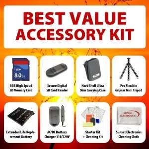  Best Value Accessory Kit Package For CASIO EX FS10 EX S10 