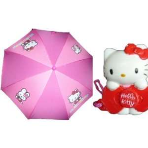  Hello Kitty Umbrella with 3d Figure Handle Sports 