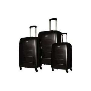  Samsonite Winfield 3 Piece Spinner Luggage Set Black 