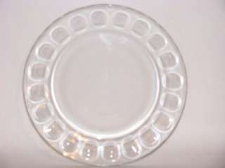 Arcoroc THUMBPRINT Clear Glass Salad Plate 7 3/8  