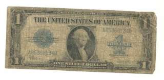 1923 Large Silver Certificate $1 One Dollar Speelman White (F VF 