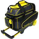 YELLOW JACKET DOUBLE ROLLER BOWLING BAG  