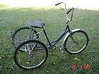   1970s ALCO 3 wheel adult trike raleigh tricycle 24x1.75 bicycle bike