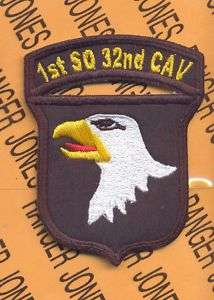 1st Sq 32nd CAV 101st Airborne Div Air Assault patch  