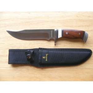    Large Cocobolo Bowie Hunting Knife Browning 