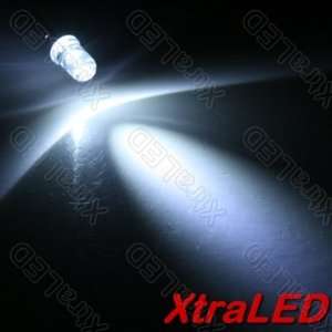  Lot of 50 Pure White LED   20 Degree Clear Min 16000mcd 