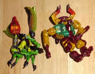 Beast Machines Longhorn (complete) $10, Buzzsaw wasp (complete) $10