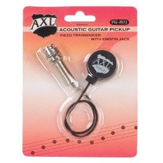 AXL Acoustic Guitar Transducer Pickup with Endpin Jack