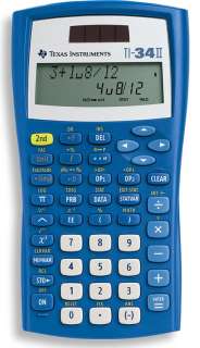   Instrument TI 34II Explorer Plus Solar Calculator 033317063918  