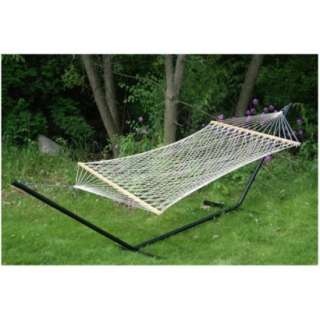 Rope Hammock and Stand Set   Natural/ Green.Opens in a new window