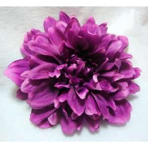  NEW Bright Purple Dahlia Flower Hair Clip, Limited 