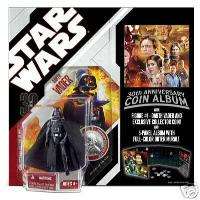 Star Wars 30th Anniversary Coin Album w/ Darth Vader NW  