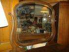 Tulip Wood Dresser Base & Mirror Vintage Antique Art Nouveau Secret 