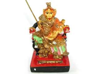 Seated Chinese Monkey God   Sun Wukong Statue  