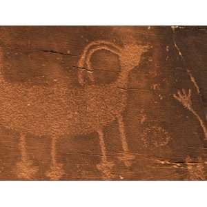 Prehistoric Petroglyph Rock Art at Dinosaur National Monument, Utah 