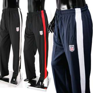 New Men Athletic Black Pants Sports Size Pocket Wear 1L  