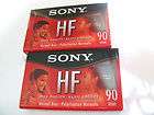   Pack+2) Sony HF Normal Bias Audio Cassette For Music &Audio 90 Min