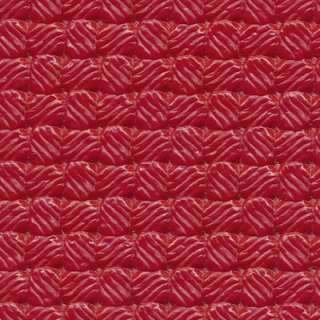 Red Embossed Fleece Back Auto Upholstery Vinyl   By the Yard   EB1211 