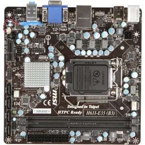  MSI, MSI H61I E35 (B3) Desktop Motherboard   Intel 