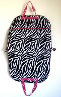 37 Garment Bag Clothes Cover Travel Luggage Pink Zebra  