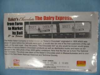   Special Run The N Scale Collector Dairy Express Bakers Chocolate