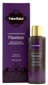 Fake Bake Flawless Self Tan Liquid and Professional Mitt   6 oz