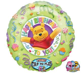   the POOH SINGING MYLAR BALLOON ~ Birthday Party Supplies Decorations