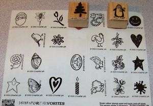 Stampin Up Stamp Singles Assorted Miniature Favorites  