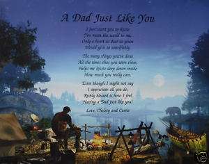 DAD POEM PERSONALIZED GIFT IDEAS FOR BIRTHDAY, CHRISTMAS, FATHERS DAY 