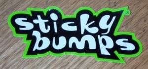 Sticky Bumps Sticker Logo, 5 Surfboard, Bodyboard, SUP  