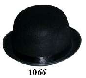 Black Bowler Derby Hat Cap Thomas Crown Affair The Son of Man  