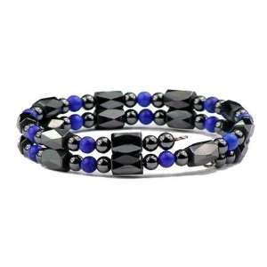  Lapis Small Wrap Around   Magnetic Anklet 