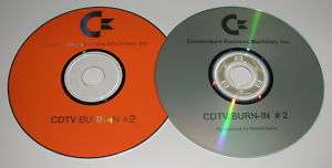 Commodore CDTV Burn In #2 Test CD ROM Remastered  