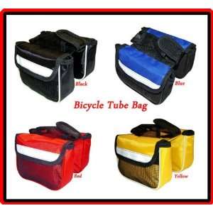 bike bicycle frame pnnier front tube bag 4 colours available with rain 