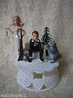 WEDDING CAKE TOPPERS, Humorous Sexy Cake Topper items in coon hunting 
