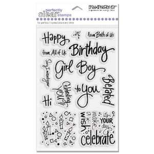    Stampendous SSC180 Birthday Messages: Arts, Crafts & Sewing