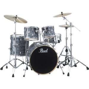   Vision VSX 5 Piece Standard Drum Set Strata Black: Musical Instruments