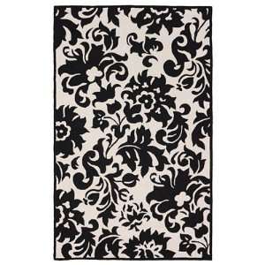  Accents Black White Area Rug 5x8: Home & Kitchen