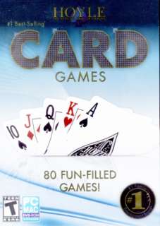Hoyle Card Games 2011   80 Games Blackjack, Hearts & More PC & MAC 