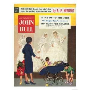 John Bull, Prams Window Shopping Wedding Dresses Shopping Magazine, UK 