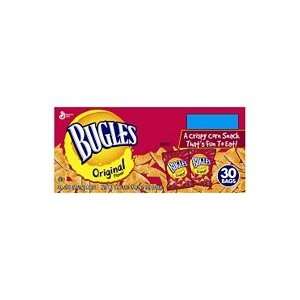 Bugles Crispy Corn Snacks, Original, 30 Count (Pack of 4)  