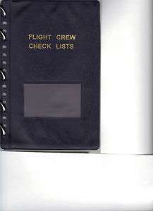 Aviator Flight Crew Check Lists Binder (small)  