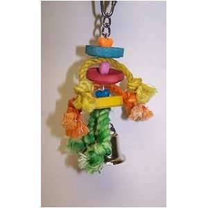  Feathered Friends Disc Ropes 6 in Bird Toy: Kitchen 