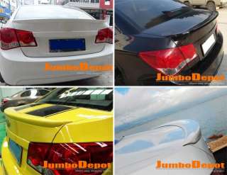   WING SPOILER UNPAINTED STYLE FOR CHEVROLET CHEVY CRUZE 2009 2010 2011