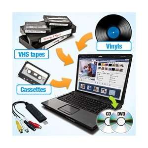    QuickCapture VHS/Tape/Vinyl to DVD/CD Converter Electronics